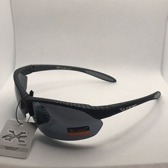 Xloop Rimless Dark Lens Soft Frame Sunglasses - Picture 1 of 2